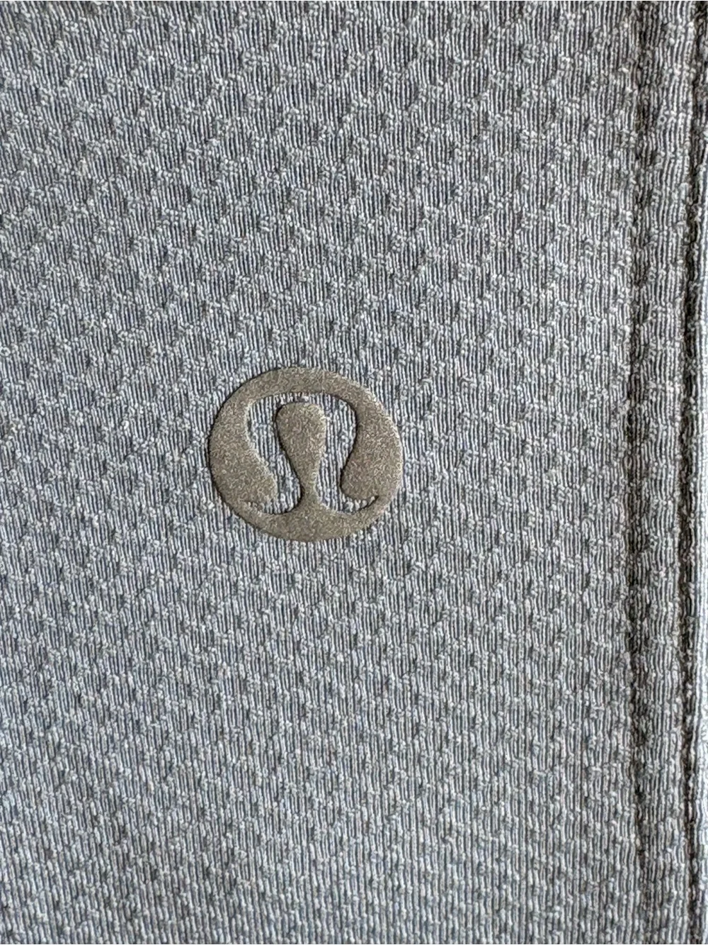 Lululemon Light Blue Cropped Short Sleeve Top